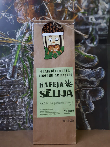 Roasted rye,chicory with hemp leaves Kafeja SELIJA 200 gr
