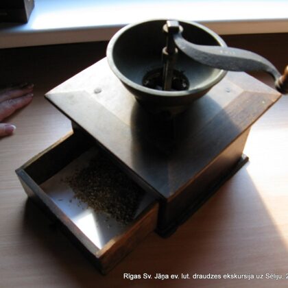 Alīda kādreiz ar šo mala kafeju